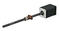 Lead Screw Motor with Rectangle Nut | Lead Screw Assembly - NEMA 14 with TCF