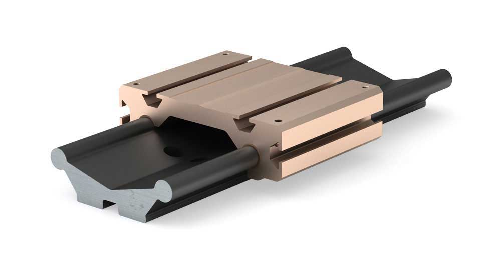 Linear Guide - D Uni-Guide D125-012-000-1 Nominal Size: 125mm Length: 12.000"  Carriage Count: 1