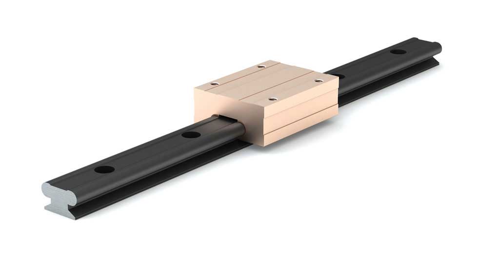 MR20-0300-1 Miniature Linear Guide (20 mm, 300 mm)