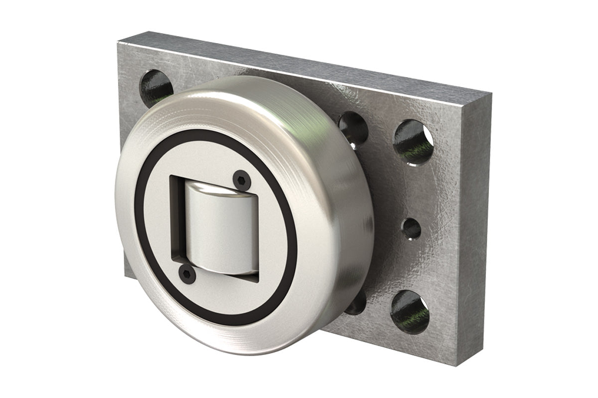 HVB-055-HVP1 - Hevi-Rail Fixed axial bearing, with horizontal flange