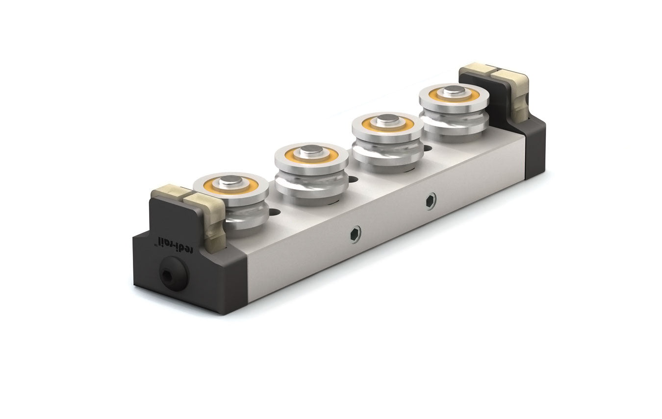 RRS45A-4 45mm Redi-Rail ISO Metric Linear Guide Rail Carriage  Preload: Adjustable Rollers: 4