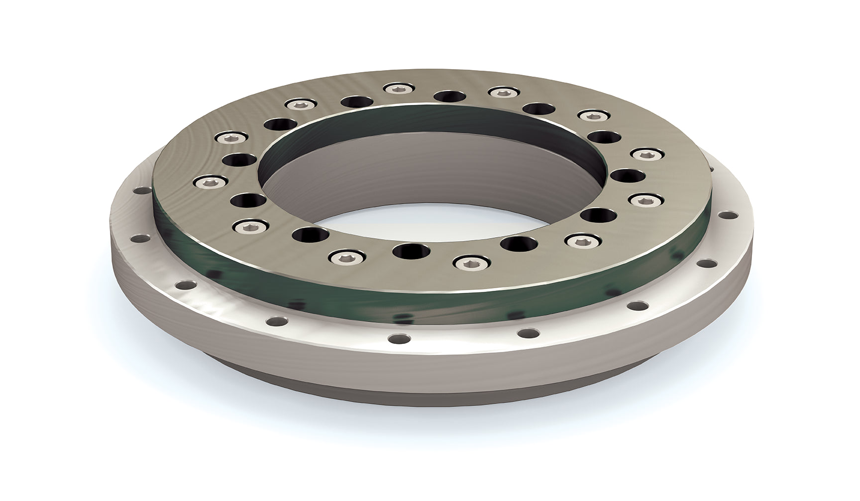 Plain Slew Ring Bearing Series: SRB, SRB-P03-0100-0187-ALEN-HTD8M, Family: High Load, I.D.: 100mm, O.D.: 187mm, Ring Material: Aluminum, Geared Teeth: External Teeth, Tooth Profile: Toothed Belt HTD8M,