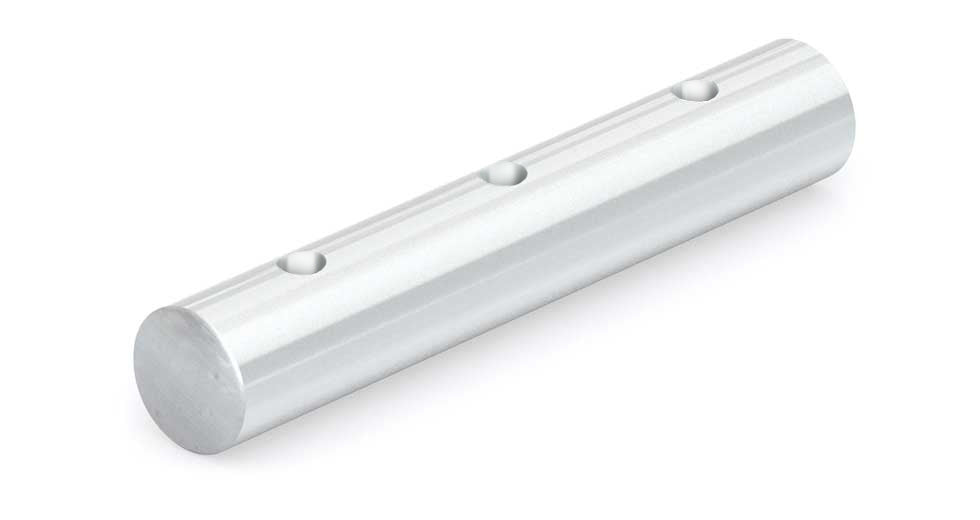 Pre-Drilled Linear Shaft - Stainless Steel - NIPDM40SS-0300-SL Diameter: 40mm Length: 300mm