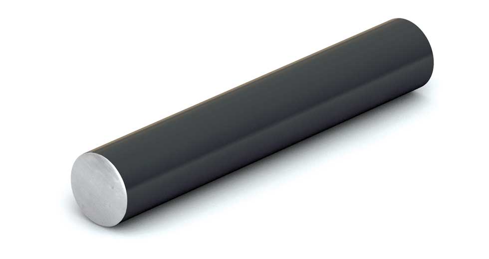 Linear Shaft - Ceramic Coated Aluminum CC10-012.000-SL Diameter: 5/8" Length: 12"