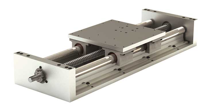 2RPS-0800-024.000-AAXR, Linear Slide, Mounting Plate, and Drive 