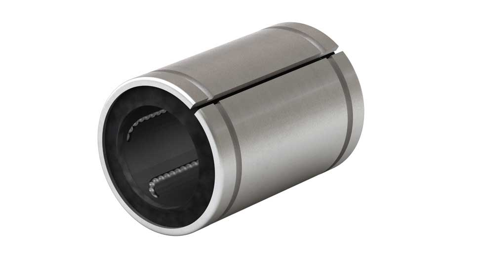 IP12G-AJ 3/4" Linear Ball Bearing Inch Series Adjustable , Polymer Cage Standard Width