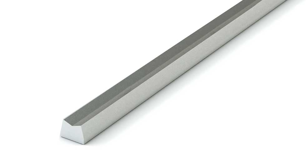 Linear Shaft - LSR10-012.000-SL 5/8" 1060 CS Steel Inch Low Linear Support Rail Length: 012.000" Type: Specified Length