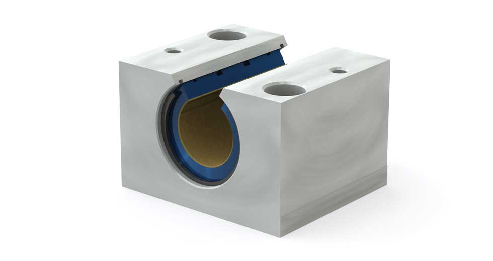 Pillow Block Bearing ISO Metric  - PMN16C 16mm Linear