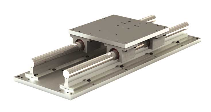 RPS-1200-024.000, Linear Slide and Mounting Plate